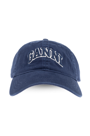 GANNI ロコ刺繍カフヒクヘスホルキャッフ A5082 861 GANNI Baseball Cap With Logo Embroidery HAT NWT | eBay